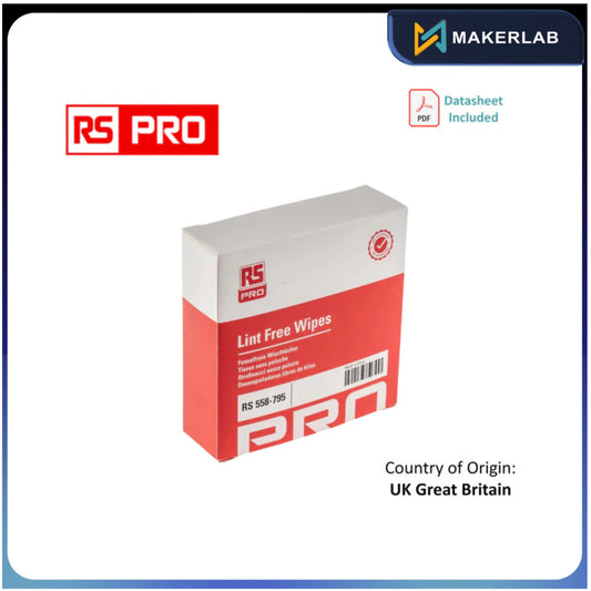 558-795 | 1 box of 100, RS PRO Dry Multi-Purpose Wipes