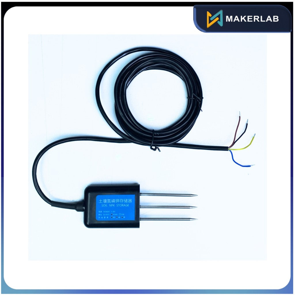 RS485 Output 3Pin Probes Soil NPK Sensor with Cable 2M