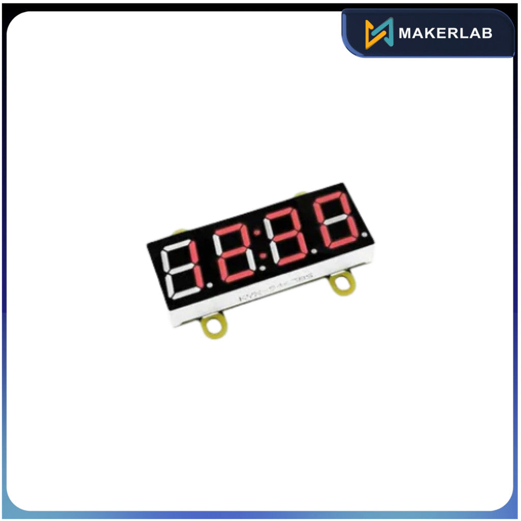 M5Stack Red 7- Segment Digit Clock Unit | U146