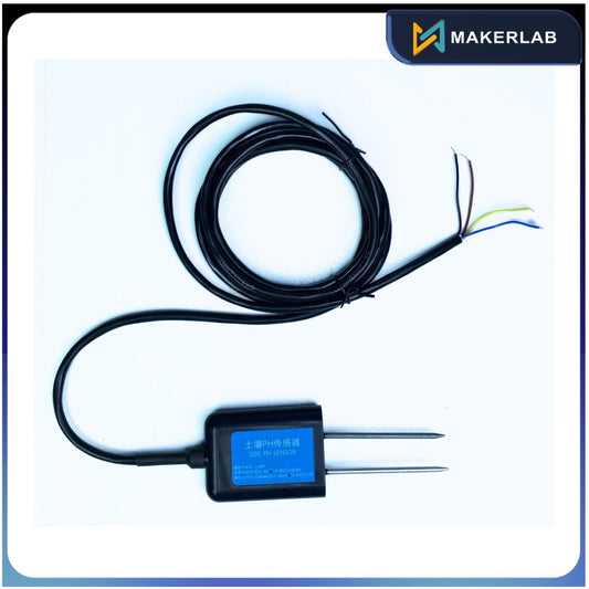 0-5V Output 2Pin Probes Soil PH Sensor with Cable 2M