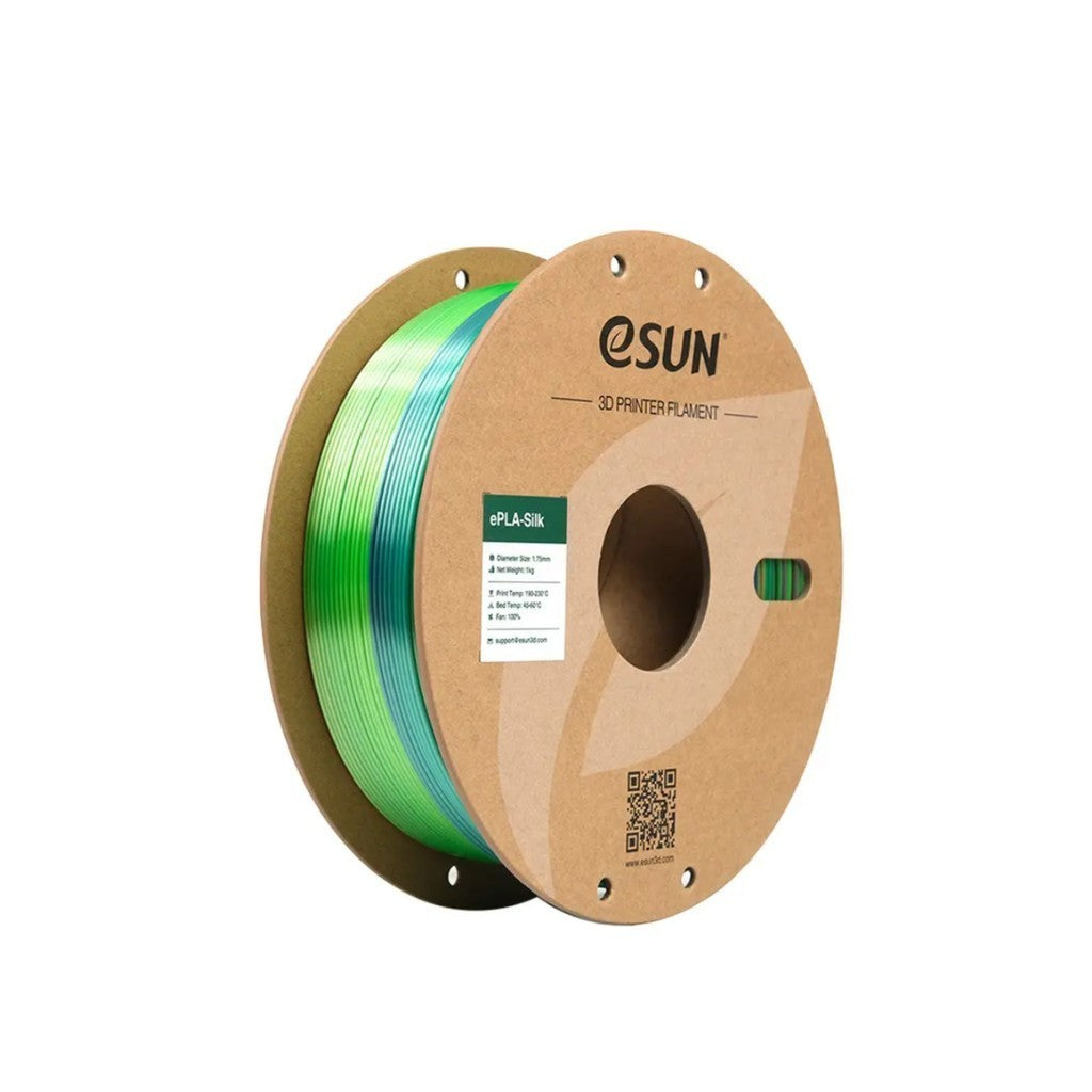 ESUN ePLA-Silk Rainbow 3D Printer Filament 1.75mm, 1kg