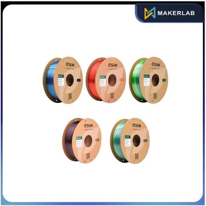 eSUN ePLA-Silk Rainbow 3D Printer Filament 1.75mm 1KG