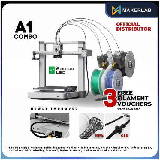 Bambu lab A1 and A1 Combo Multi-Color Auto Calibration Noise Canceling 3D Printer