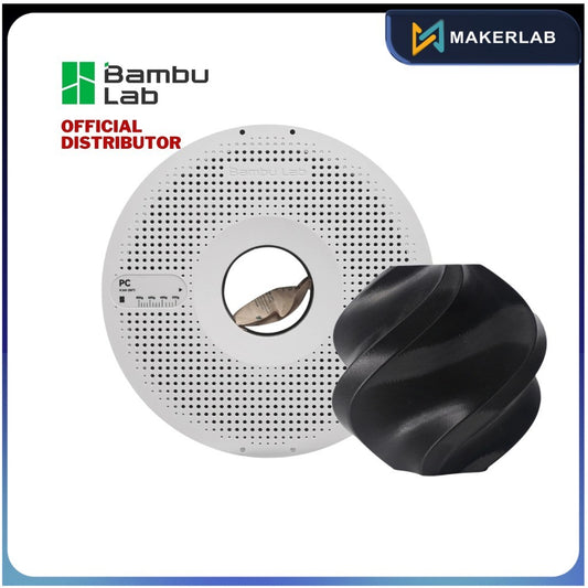 Bambu Lab PC Black 3D Printer Filament 1.75mm 1KG