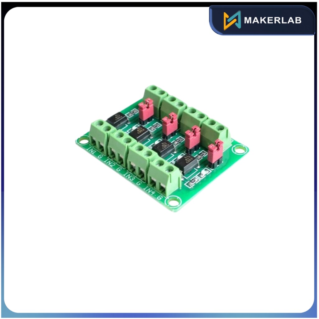 PC817 4 Channels Optocoupler Isolation Module