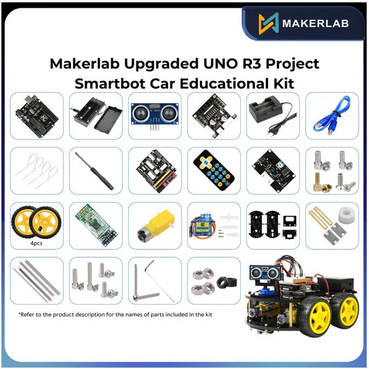 Makerlab UNO R3 Project Smartbot Car Kit