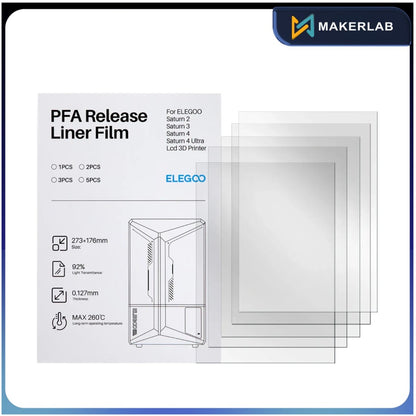 Elegoo 4k LCD Saturn  S | Mars 3 | Mars 3 Pro with Temper | Jupiter PFA FEP Film | FEP Film