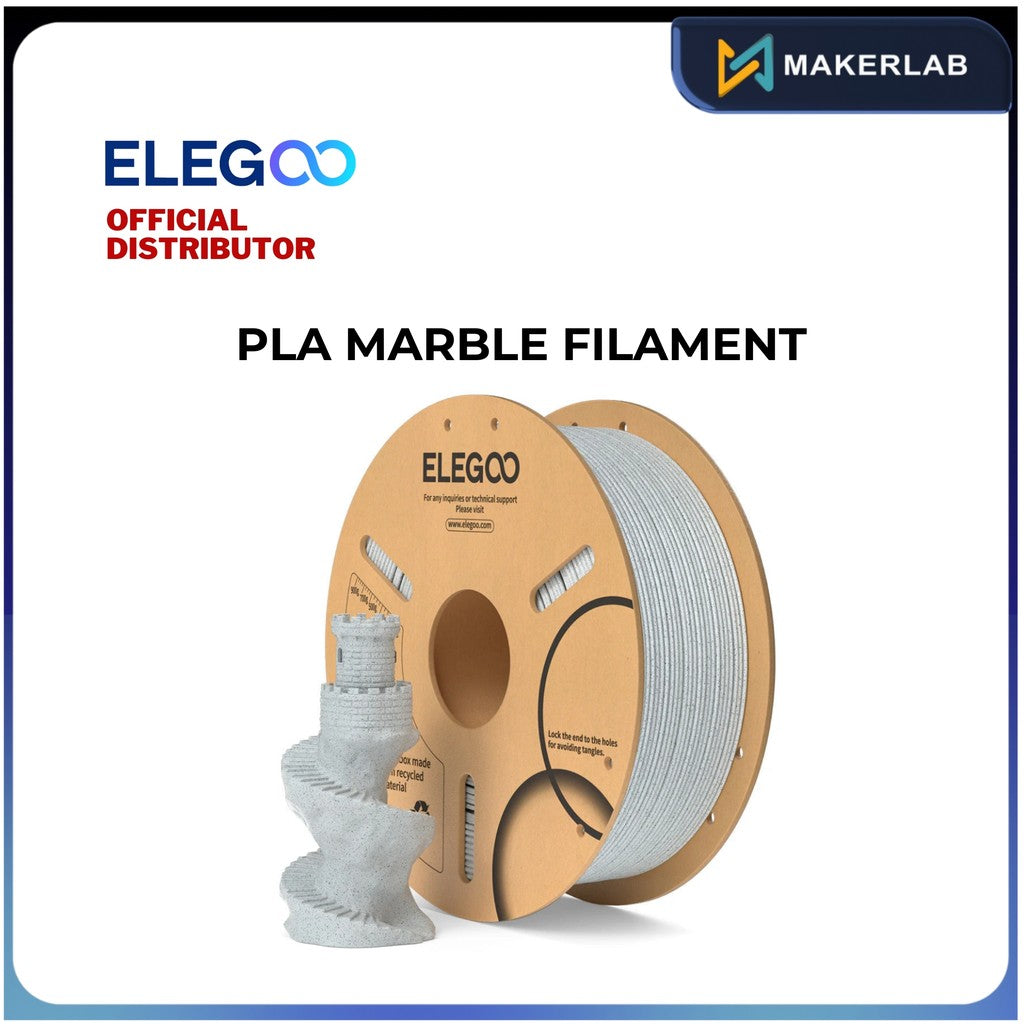 Elegoo PLA Marble 3D Printer Filament 1.75mm 1KG