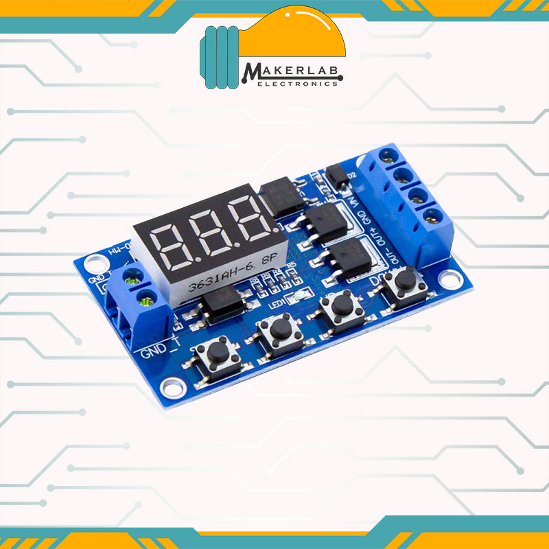 Timing Delay Switch Circuit Double MOSFET Control Board