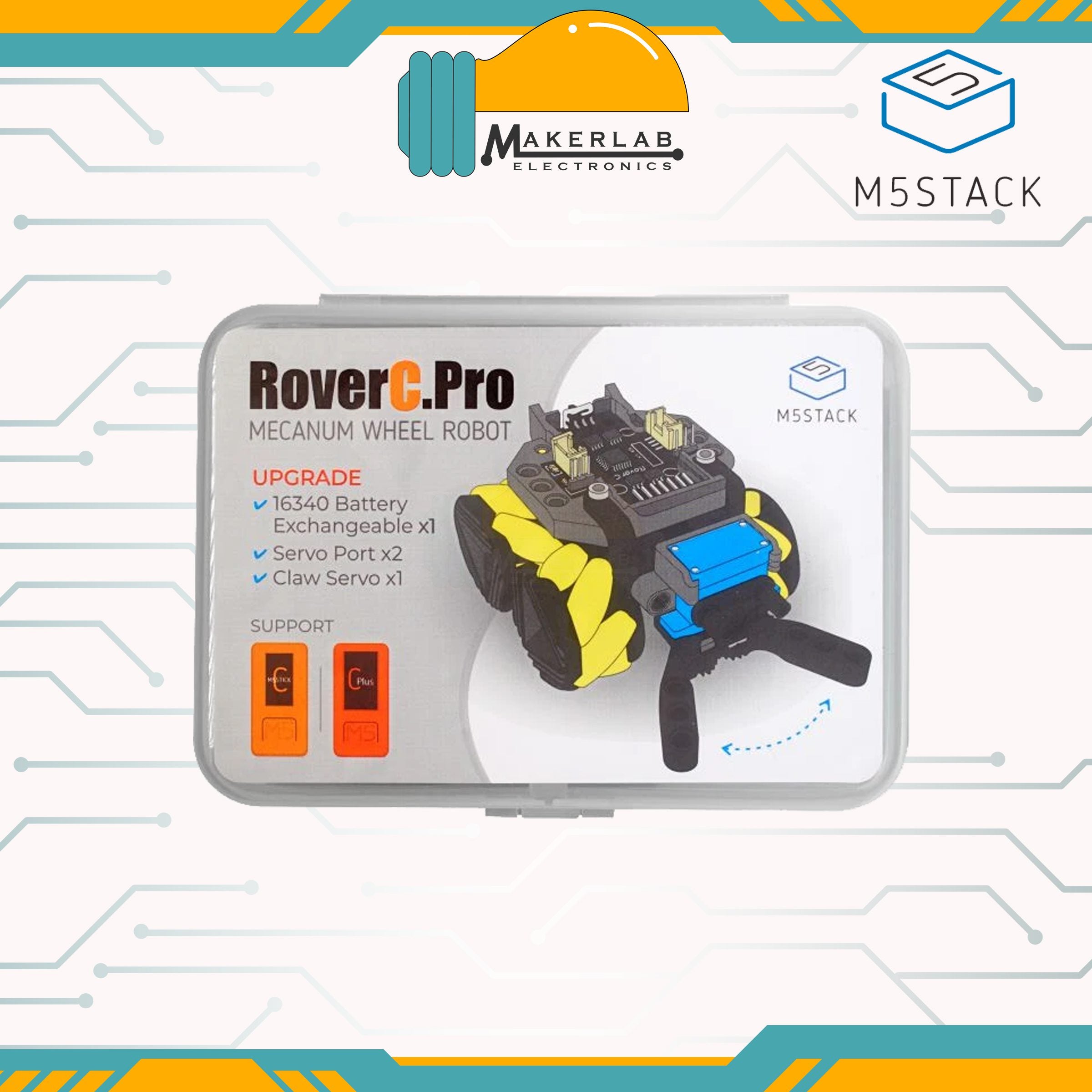 M5Stack RoverC Pro(W/O M5StickC) – Makerlab Electronics