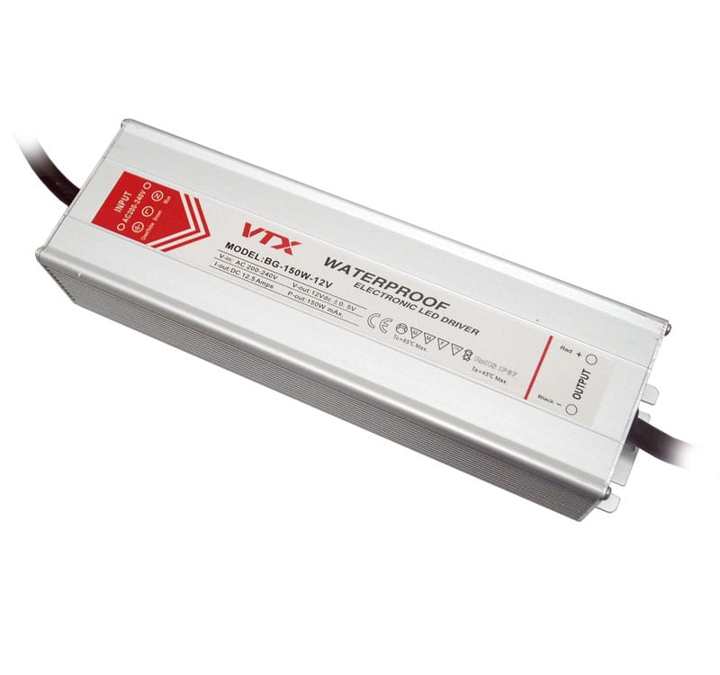 12V LED Driver 150W IP67