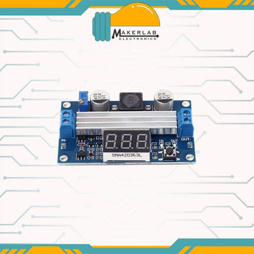 DC-DC High Power Adjustable Step-up Module with Digital Display Voltmeter