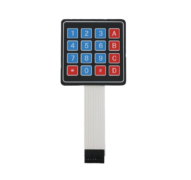 4x4 Matrix Membrane Keypad