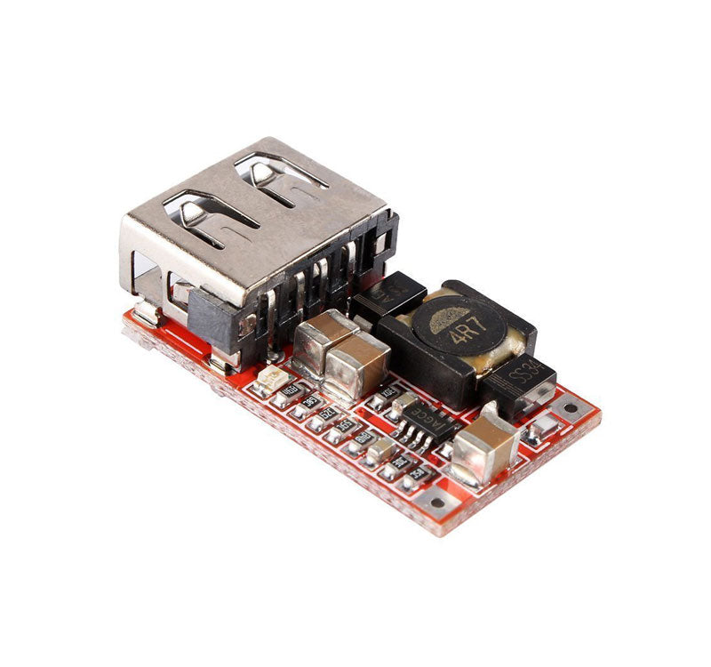 6-24V Input to 5V USB 2A USB DC-DC Buck Step-Down Converter