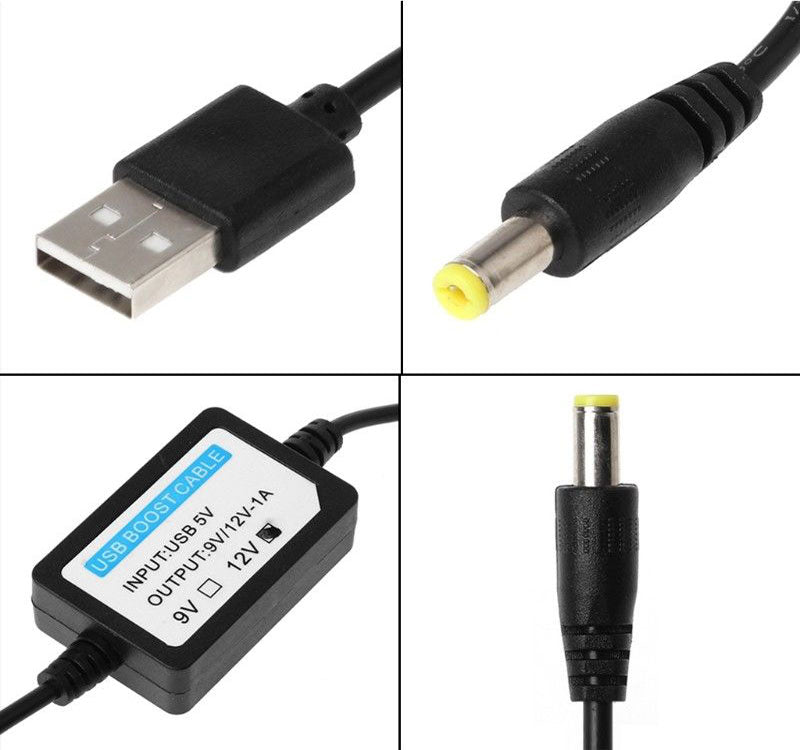 USB DC 5V bis DC 12V Step Up Kabel modul USB Power Boost Line Step Up Modul  Konverter Adapter kabel 3.5*1,35mm Stecker - AliExpress