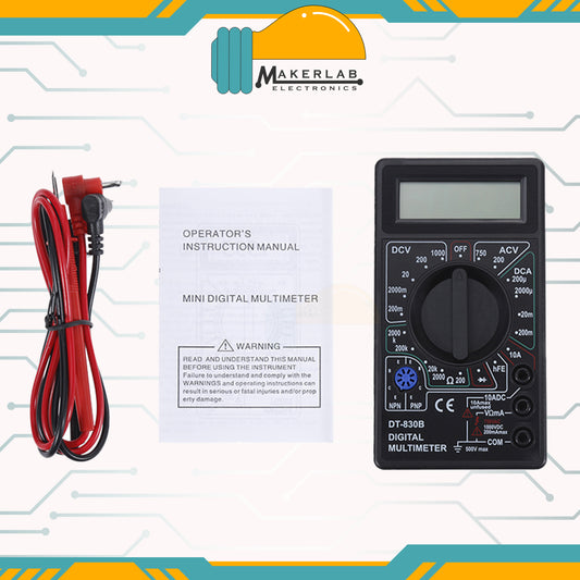 DT-830B / DT-830D Digital Multimeter LCD AC/DC 750/1000v Mini Portable Multimeter for OHM Voltmeter